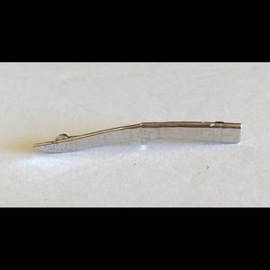 Vintage Silver Small Knife Brooch Pin